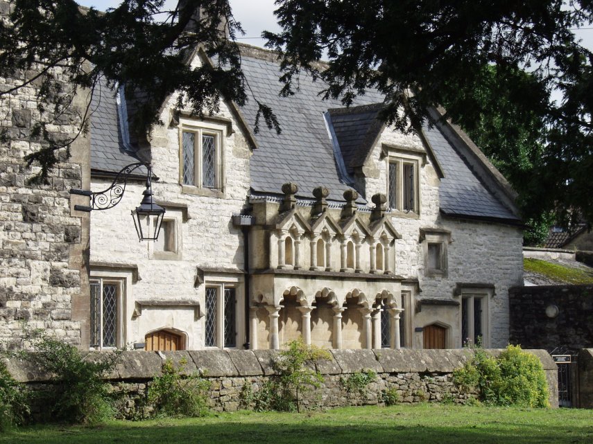 Bricke's Almshouses, Wells, Somerset, England, Great Britain