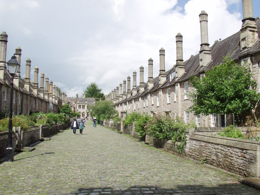 Vicars Close, Wells, Somerset, England, Great Britain