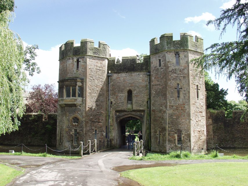 The Gatehouse, Bishop's Palace, Wells, Somerset, England, Great Britain