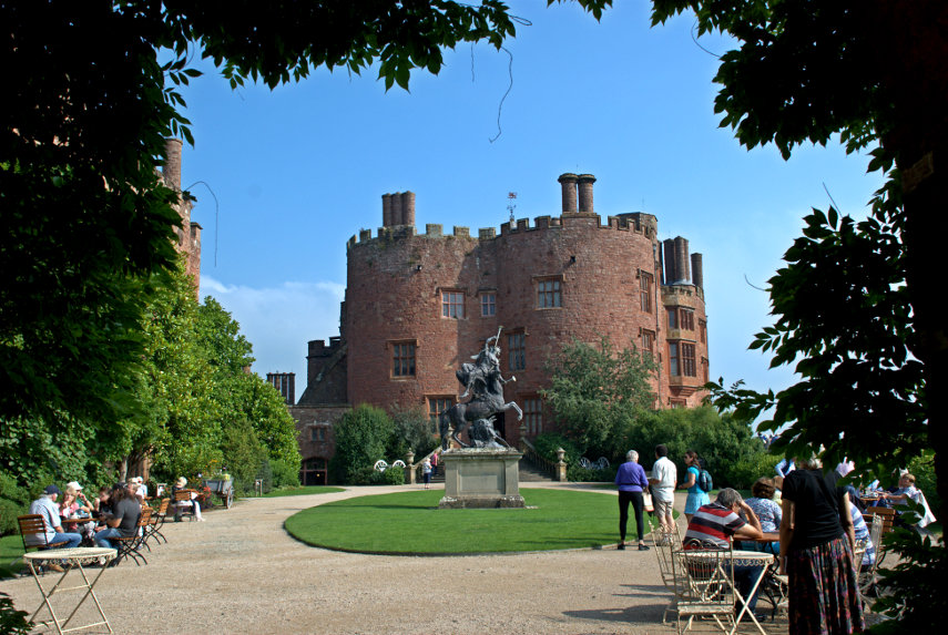 Powis Castle entrance, Welshpool, Mongomeryshire