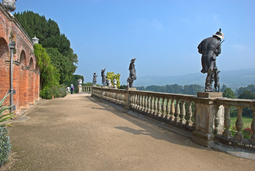 The Aviary Terrace, Powis Castle, Welshpool, Mongomeryshire