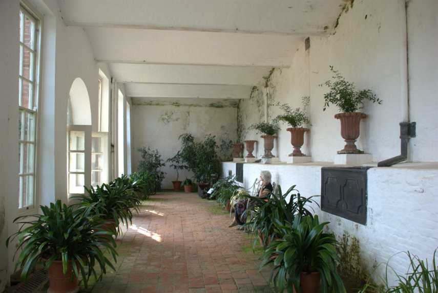 Interior of the Orangery, Powis Castle, Welshpool, Mongomeryshire
