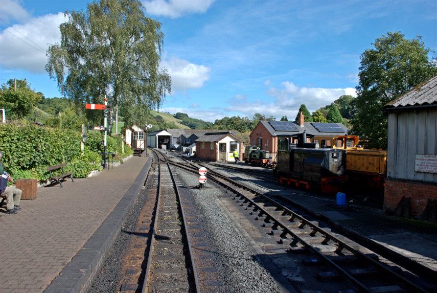 The Llanfair Caereinion terminus, Welshpool & Llanfair Railway, Welshpool, Mongomeryshire