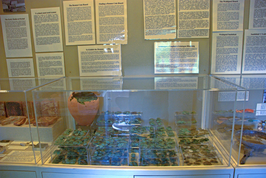 Roman Hoard, Powysland Museum, Welshpool, Mongomeryshire