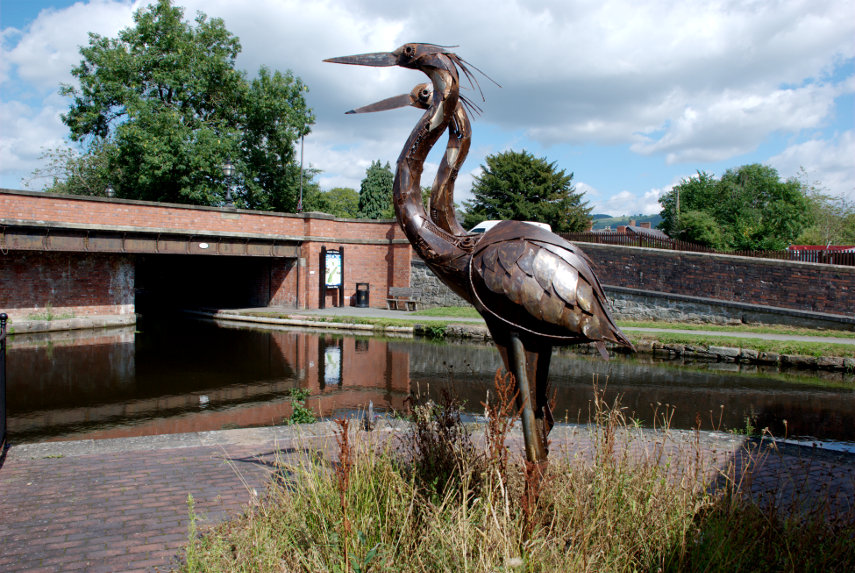 Sculpture, Powysland Museum, Welshpool, Mongomeryshire