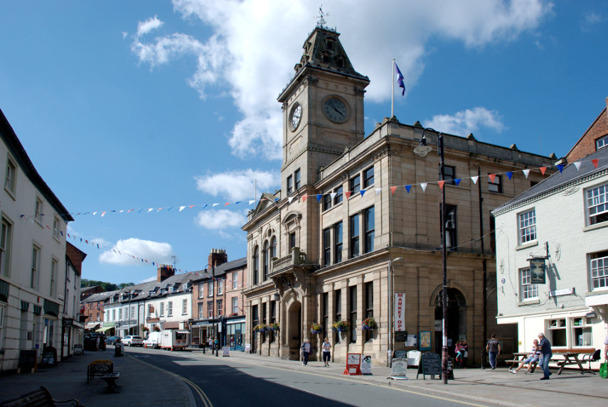 The Town Hall, Welshpool, Mongomeryshire