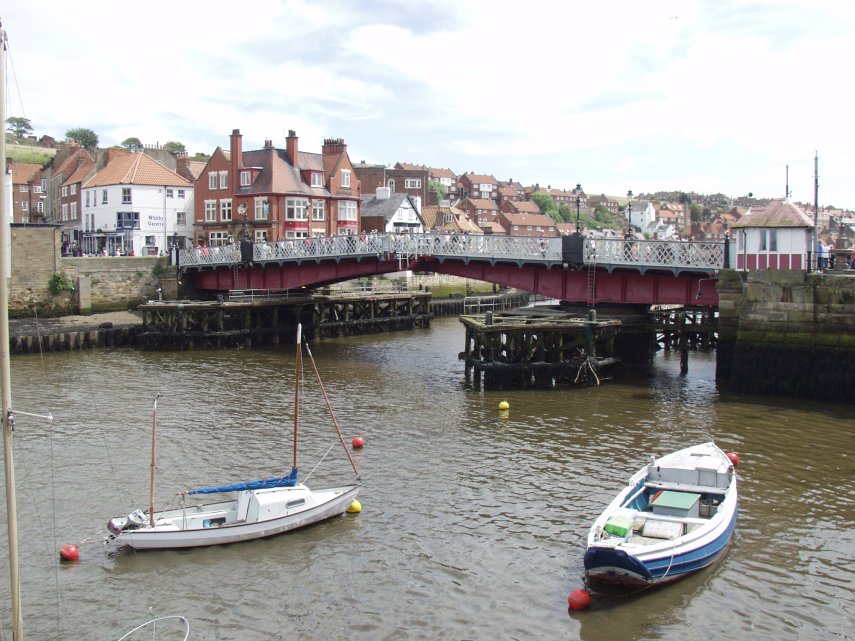 The Old Bridge, Whitby, Yorkshire, England, Great Britain