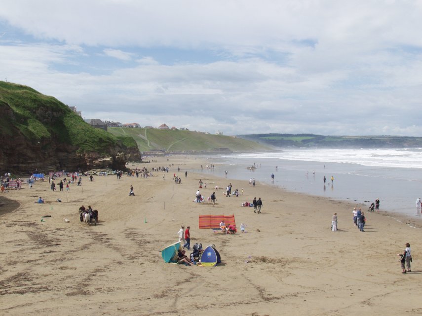 Whitby Beach, Whitby, Yorkshire, England, Great Britain