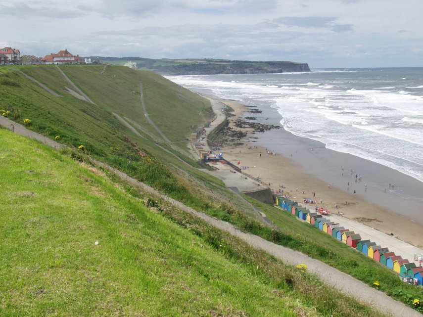 The Cliffs and Shore, West Whitby, Yorkshire, England, Great Britain