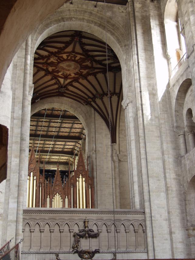 The Tower Crossing, Winchester Cathedral, Winchester, Hampshire, England, Great Britain