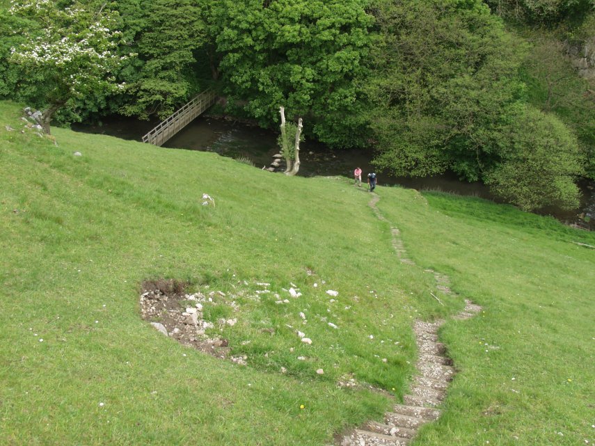 The Climb up Gypsy Bank, Wolfscote Dale, Derbyshire, England, Great Britain