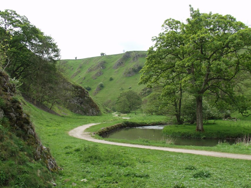 Wolfscote Dale, Derbyshire, England, Great Britain