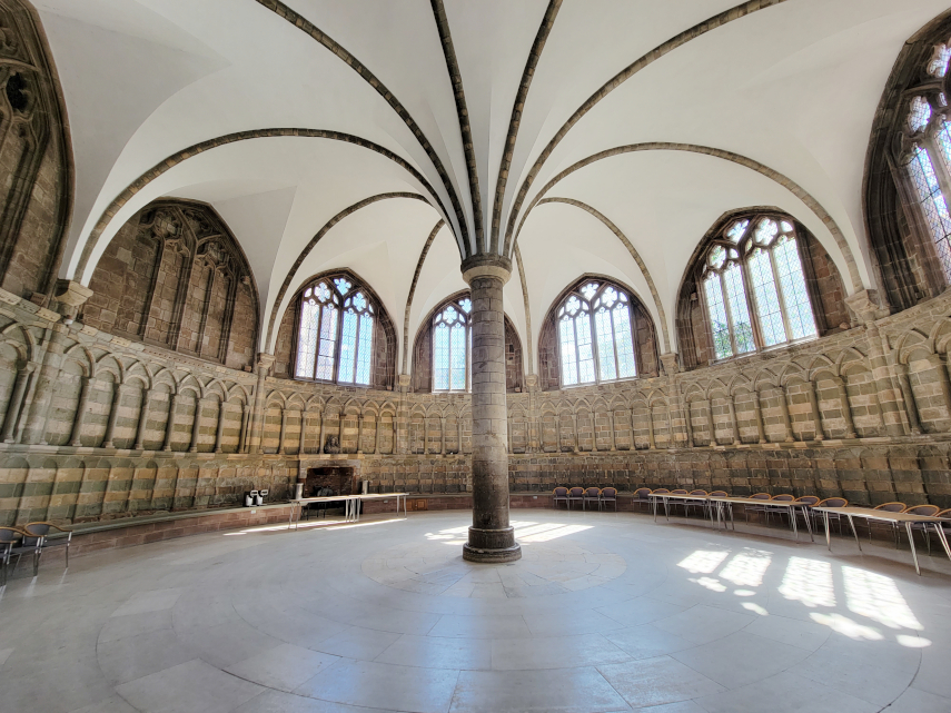 The Chapter House, Worcester Cathedral, Worcester, Worcestershire, England, Great Britain