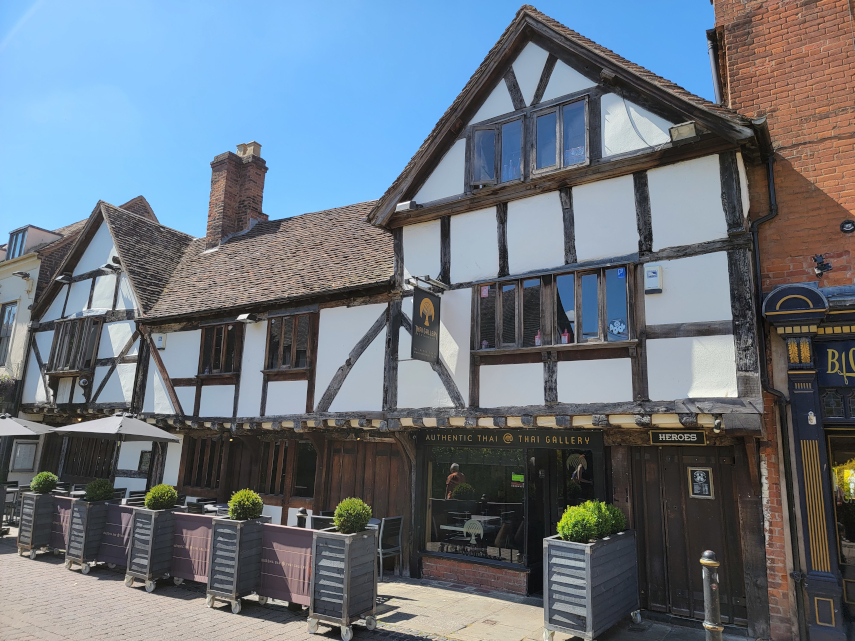A 15th Century Timber-Framed Building, Worcester, Worcestershire, England, Great Britain