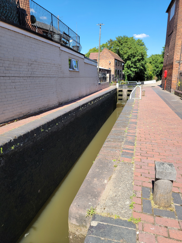 The Lock by Greyfriars House, Worcester, Worcestershire, England, Great Britain