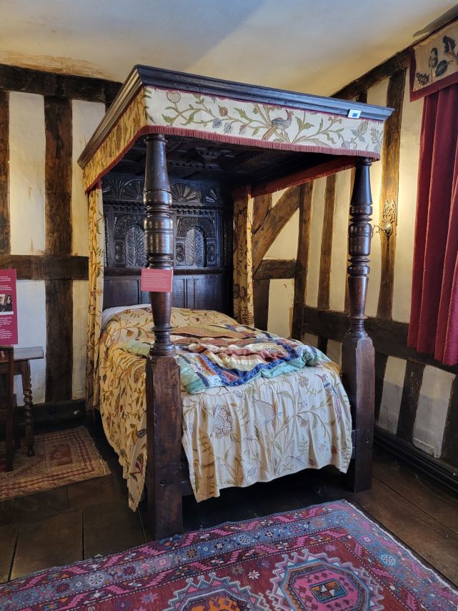 Bedroom, Greyfriars House, Worcester, Worcestershire, England
