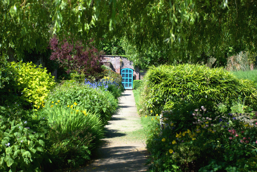 The Walled Garden, Croft Castle, Yarpole, Herefordshire, England, Great Britain