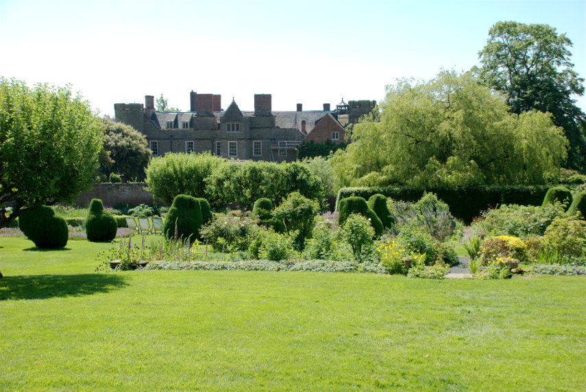 The Garden and House, Croft Castle, Yarpole, Herefordshire, England, Great Britain