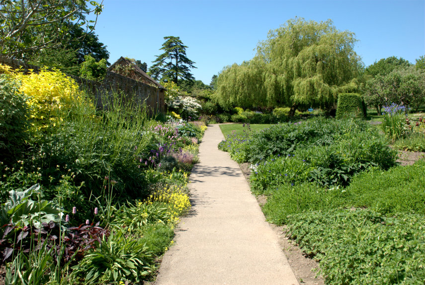 The Walled Garden, Croft Castle, Yarpole, Herefordshire, England, Great Britain