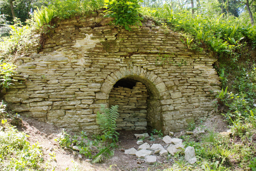 An Old Lime Kiln, Croft Castle, Yarpole, Herefordshire, England, Great Britain