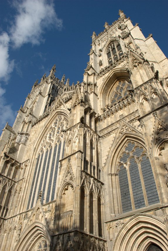View of York Cathedral, York, Yorkshire, England