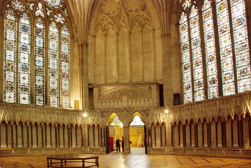The Chapter House, York Minster, York, Yorkshire, England, Great Britain