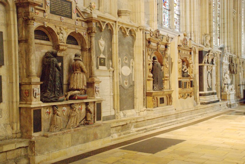 Monuments and Memorials, York Minster, York, Yorkshire, England, Great Britain