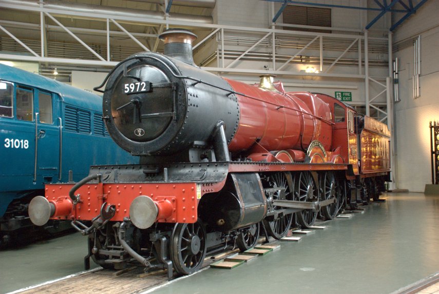 The Steam Locomotive 'Olton Hall', National Railway Museum,York, Yorkshire, England, Great Britain