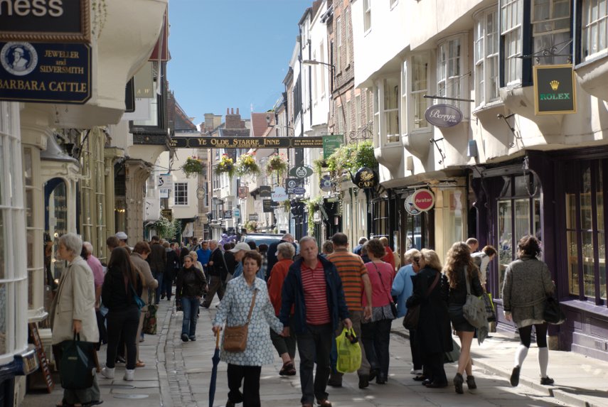Stonegate, York, Yorkshire, England, Great Britain