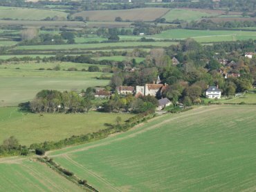 Photo of Wilmington from Windover Hill, Sussex, England