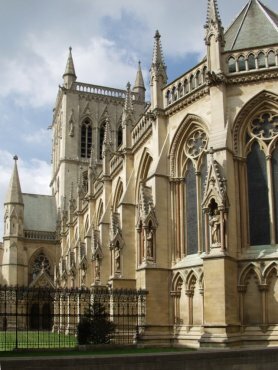 View of the Chapel, St. John's College, Cambridge, Cambridgeshire, England