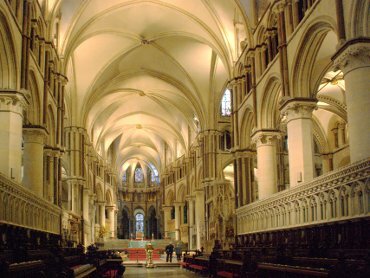 Photograph of the 12th Century Choir, Canterbury Cathedral, Canterbury, Kent, England