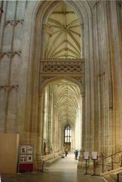 Photograph of the South Aisle, Canterbury Cathedral, Canterbury, Kent, England