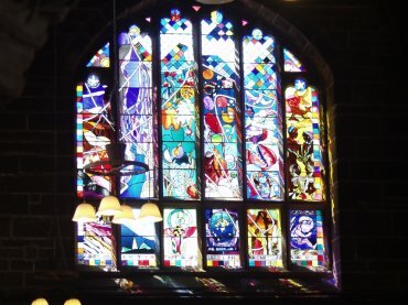 Photograph of the Refectory window, Chester Cathedral, Chester, Cheshire, England