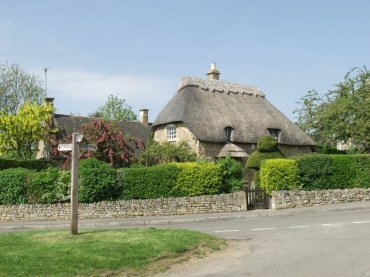 Thatched cottage, Hoo Lane, Chipping Campden, Gloucestershire, England