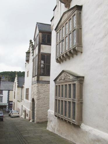 View of Plas Mawr, a Tudor town house, Conwy, Caernarvonshire (Gwynedd), North Wales