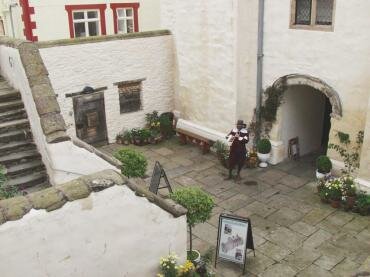 View of Plas Mawr, a Tudor town house, Conwy, Caernarvonshire (Gwynedd), North Wales