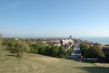 Eastbourne from the start of the walk, Eastbourne, Sussex, England