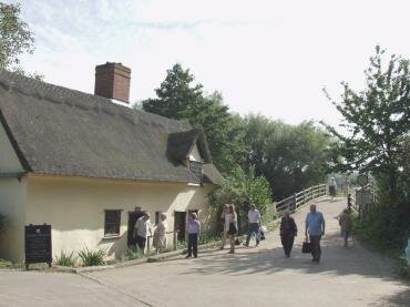 View of Bridge Cottage, Flatford, Suffolk, England