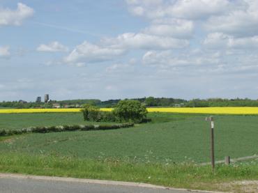View between Hadleigh and Kersey, Suffolk, England