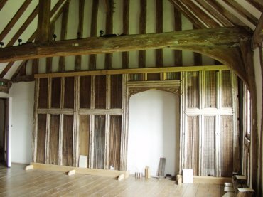 Scene showing the interior of the Market Hall, Hadleigh, Suffolk, England
