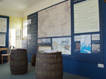 View of the Mayflower Exhibition, Harwich, Essex, England