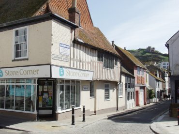 Courthouse Street, Old Town, Hastings, Sussex, England, Great Britain