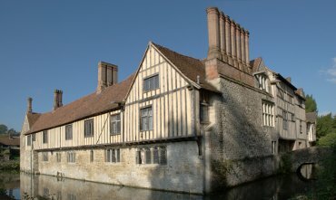 Photo showing the house and stables, Ightham, Kent, England