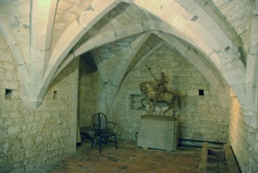 Photo showing the 14th century Crypt, Ightham Mote, Ighham, Kent, England