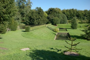 The Cascade, Ightham Mote, Ightham, kent, England