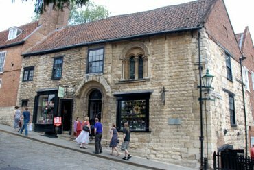 View of the Jew's House, Lincoln, Lincolnshire, England