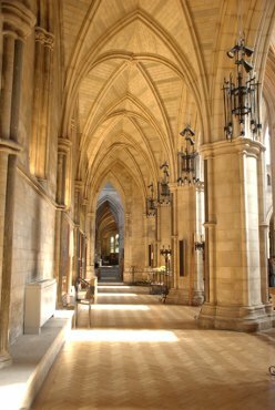 View of the North Aisle, Southwark Cathedral, London, England