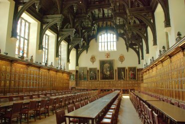 View of Middle Temple Hall, Temple, London, England
