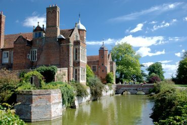Photo of the moat, Kentwell Hall, Long Melford, Suffolk, England